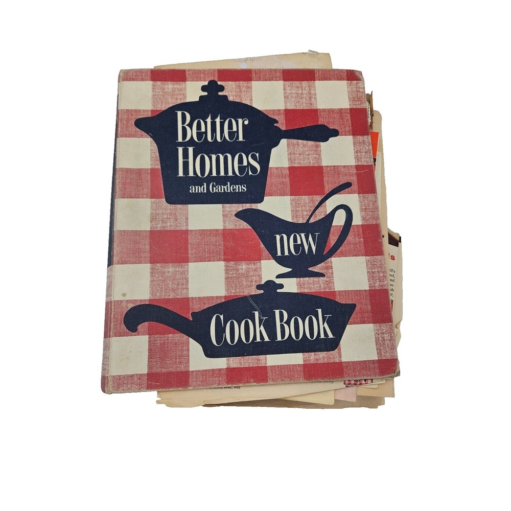 Vintage Better Homes Gardens New Cook Book 1960s Mid Century Cookbook